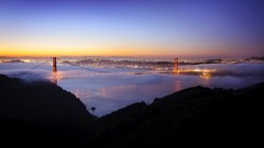 Golden gate bridge cityscapes