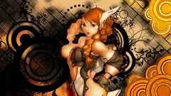 Golden thigh highs bodysuits