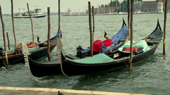 Gondola in The canal