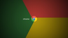 Google Chrome browser Internet logo Green red yellow flag
