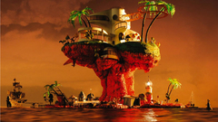 Gorillaz plastic beach nature