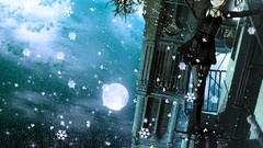 Gothic Anime anime girls upside down