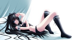 Gothic Anime triptych fashion
