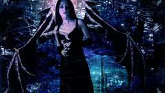 Gothic Babe brunette woman