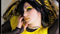 Gothic caution woman