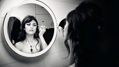 Gothic cross monochrome Actress olga kurylenko mirrors