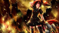 Gothic hats flames stockings teddy bears redheads twintails