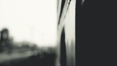 Gothic monochrome architecture blurred background grayscale 