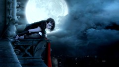 Gothic moon fantasy art