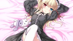Gothic stockings blush anime girls boku wa tomodachi ga sukunai 