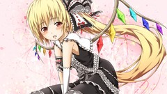Gothic vampire blush anime girls touhou flandre scarlet