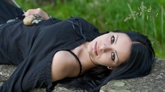 Gothic woman brunettes