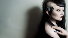 Gothic woman faces models