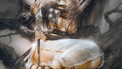 Gothic woman fantasy art