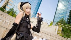 Gothic woman Japanese Chinese asians seikon no qwaser cosplay