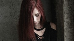 Gothic woman redhead Ariel Piper Fawn