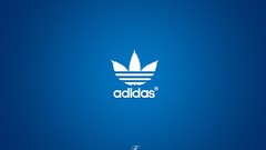 Gradient Adidas logos artwork Simple Background