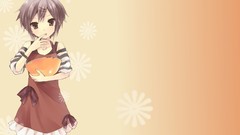 Gradient anime girls baking