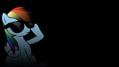 Gradient sunglasses my little pony rainbow dash