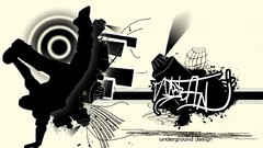 Graffiti abstract dancing urban breakdancing b-boy