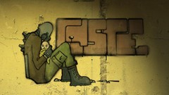 Graffiti abstract half-life 2