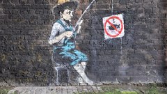 Graffiti banksy