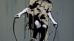 Graffiti banksy