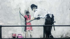 Graffiti banksy