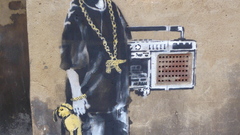 Graffiti banksy