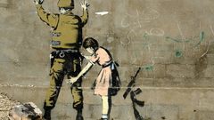 Graffiti banksy street art