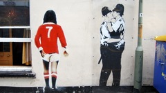 Graffiti banksy street art