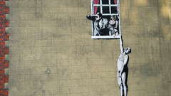 Graffiti banksy street art