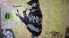 Graffiti banksy street Art