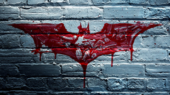 Graffiti Batman Logo