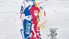 Graffiti bleach kurosaki ichigo kuchiki rukia Kon