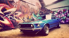 Graffiti cars Ford mustang