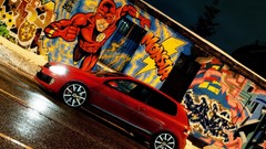 Graffiti cars vehicles dc comics mtm street art Flash 