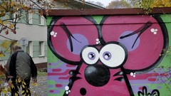 Graffiti Characters mice street art 0700 team Franek Mysza
