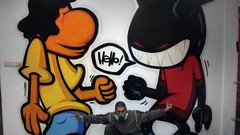 Graffiti Characters street art 0700 team Franek Mysza Kot 