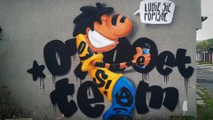 Graffiti Characters street art 0700 team Franek Mysza Kot 