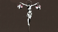 Graffiti Christmas Jesus Christ