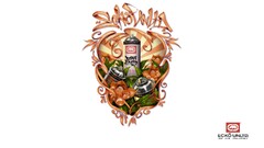 graffiti ecko Simple Background white background