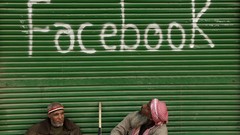 Graffiti Egypt facebook looking up