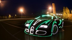 Graffiti lights cars bugatti veyron black cars