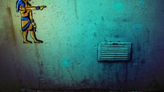 Graffiti modern Egypt architecture urban