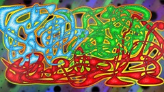 Graffiti multicolor Photo manipulation digital art street art