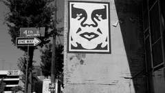 Graffiti obey Shepard Fairey