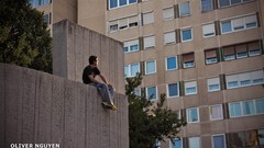 Graffiti parkour old house