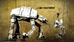 Graffiti star wars funny artwork banksy fantasy art street art 