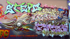 Graffiti street Art high